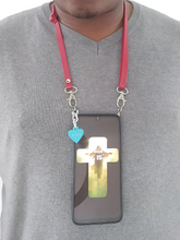 Load image into Gallery viewer, Cordon cuir rouge