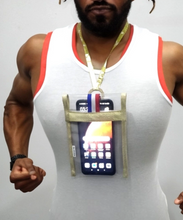 Load image into Gallery viewer, Pochette Smartphone Tricolore Gold 2024